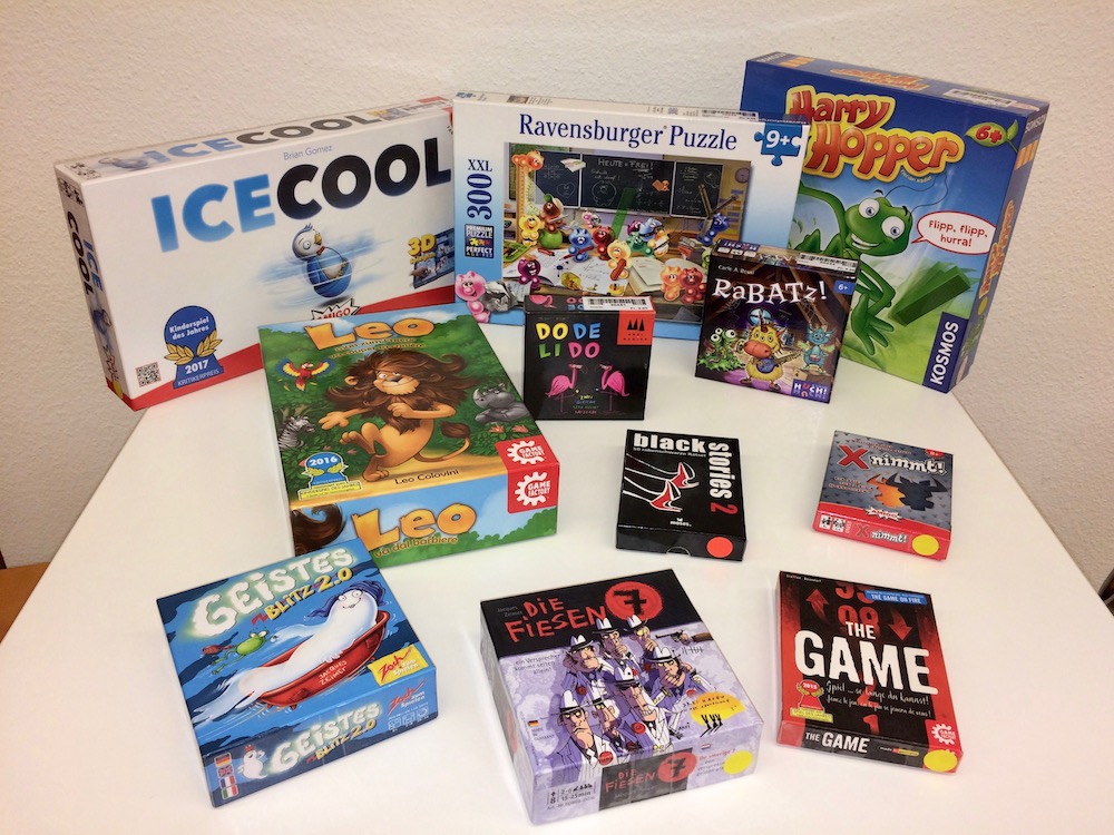 Neue Puzzle, Gesellschafts- und Kartenspiele